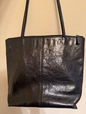 Wilsons Leather Black Shoulder Tote Bag